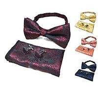 Men's Work Bow Tie - Jacquard Lightinthebox - thumbnail
