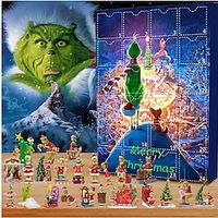 Advent Calendar, Christmas Mystery Box,  Christmas Gift Set, Christmas Key Chain, Christmas Pendant, Kids Party Toys, Christmas Stocking Stuffed Toys 24pcs/set Xmas Gift miniinthebox - thumbnail