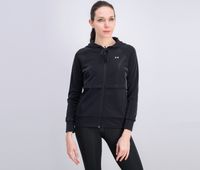 Womens Armour Fleece Mirage Full Zip  Black - thumbnail