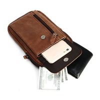 Shoulder Bag Multi-function Messenger Bag Leather Belt Wear Vertical Section Of The Package For Men