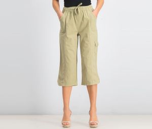 Womens Petite Edna Capri Pants  Willow