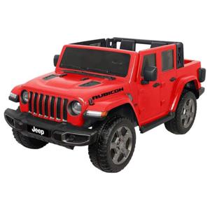 Licensed Battery Operated Jeep Rubicon Kids Car - Red (12V) (UAE Delivery Only)