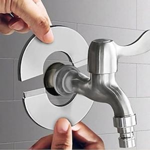 Chrome Plated Floor And Ceiling Split Flange, Self Adhesive Water Pipe Wall Covers, Bathroom Accessories miniinthebox