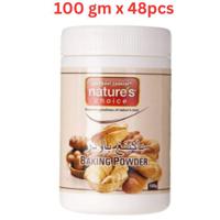 Natures Choice Natures Choice Baking Powder - 100 gm Pack Of 48 (UAE Delivery Only)