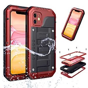 Waterproof Phone Case For Apple Back Cover iPhone 12 Pro Max 11 SE 2020 X XR XS Max 8 7 6 Shockproof Dustproof Armor Metal miniinthebox