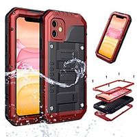 Waterproof Phone Case For Apple Back Cover iPhone 12 Pro Max 11 SE 2020 X XR XS Max 8 7 6 Shockproof Dustproof Armor Metal miniinthebox - thumbnail