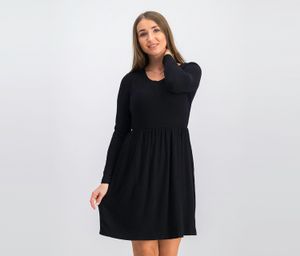 Womens Fit & Flare Dress  Black