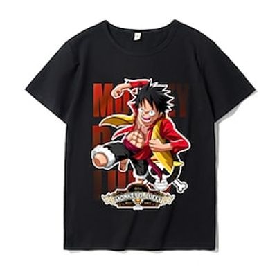 One Piece Monkey D. Luffy T-shirt Print Graphic T-shirt For Men's Women's Unisex Adults' Hot Stamping 100% Polyester Casual Daily miniinthebox One Piece Monkey D. Luffy T-shirt Print Graphic T-shirt For Men's Women's Unisex Adults' Hot Stamping 100% Polyester Casual Daily miniinthebox
