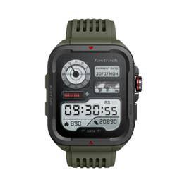 Fastrack FST-38101PP03 Active with 1.83" UltraVU HD Display and Functional Crown Rugged Smartwatch with SingleSync BT Calling, Green