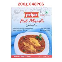 Priya Fish Masala Powder 200g Pack of 48