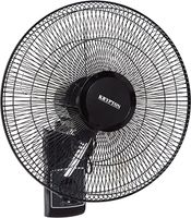 Krypton, Wall Mounted Remote Control Electric Cooling Fan-(Black)-(KNF5242)