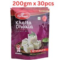 Haldirams Instant Mix Khatta Dhokla, 200 Gm pack Of 30 (UAE Delivery Only)
