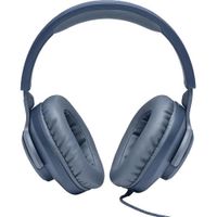 JBL Quantum 100 Wired Over-ear Gaming Headphones, Blue - thumbnail