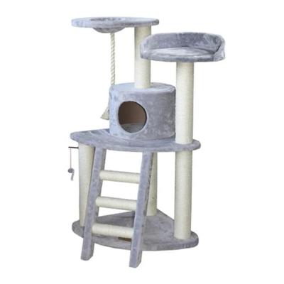 Ebi Classic Catar Cat Tree 128Cm Grey