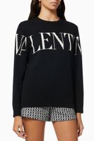 Valentino Sweater in Cashmere Wool Jacquard - thumbnail