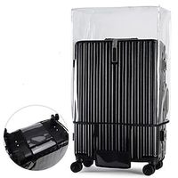 Transparent Suitcase Cover Thickened Wear-Resistant Dust Cover Pvc Waterproof Suitcase Protective Cover Lightinthebox - thumbnail
