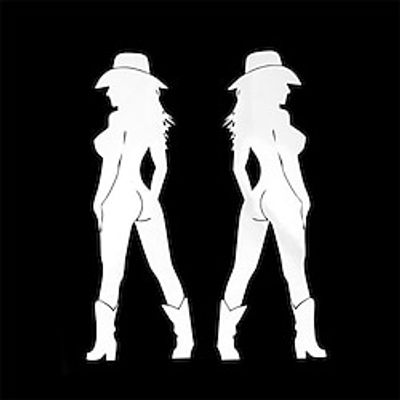 1PC Interesting Car Stickers Respect for Bikers Sticker Wrap for Auto Door Handle Decals Body Car Accessories miniinthebox