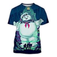 Ghostbusters Stay Puft Marshmallow Man T-shirt Print Graphic T-shirt For Men's Adults' 3D Print Party Festival Lightinthebox