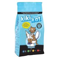 Kiki Kat White Bentonite Clumping Cat litter Activated Carbon 10L (8.7 KG)