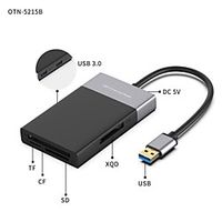 USB3.0 6 in 1 Multi-function Hub Card Reader USB3.0 to XQD/CF/TF/SD Card Reader miniinthebox - thumbnail