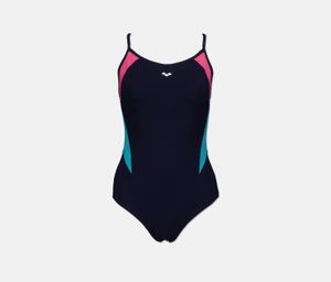 Womens Printed One Piece  Navy Combo
