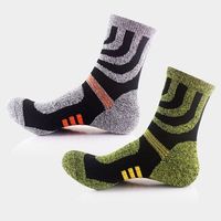 Men's Fall Winter Cotton Fiber Cool Pattern Outdoor Sport Sock