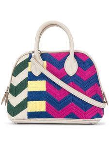 Hermès 1973 pre-owned mini Bolide 20 Bride 1923 Zig-Zag bag - Multicolour