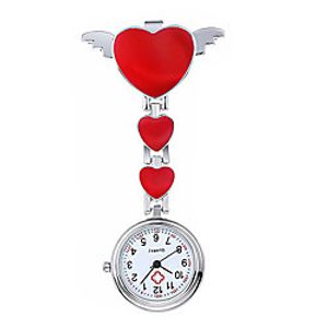 heart angle wing nurse pocket watch fob clip on brooch hanging for womens girls litbwat miniinthebox
