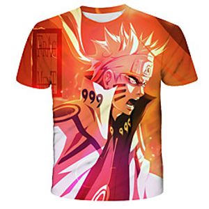 Inspired by Naruto Akatsuki Anime Cartoon Polyester / Cotton Blend 3D 3D Harajuku Graphic T-shirt For Women's / Men's miniinthebox