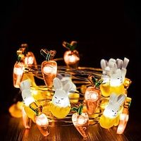 6.5 fT 20 lights Easter Night Light Decorative Lamp 30 LED USB PoweredHoliday Ornaments Lightinthebox