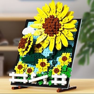 Build Your Own Exquisite Peach Blossoms Bouquet Home Decoration - Puzzle Building Blocks for Kids 8 Lightinthebox