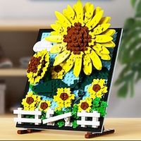 Build Your Own Exquisite Peach Blossoms Bouquet Home Decoration - Puzzle Building Blocks for Kids 8 Lightinthebox - thumbnail
