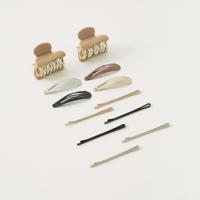 Assorted 12-Piece Hair Clip and Clamp Set