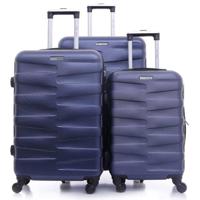 PARA JOHN Parajohn Travel Luggage Suitcase Set Of 3 - Trolley Bag, Carry On Hand Cabin Luggage Bag - Lightweight Travel Bags With 360 Durable 4 Spinner Wheels - Hard Shell Luggage Spinner - (20'', ,24'', 28'')LAKE BLUE