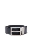 All-Over Logo Reversible Leather Buckle Belt All-Over Logo Reversible Leather Buckle Belt