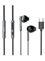 Levore Wire Earphone Type C Connector-(Black)-(LEW31-BK)
