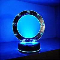 Atlantis Stargate Night Light Creative Stereoscopic LED 3D Night Light Remote Control Table Light Lightinthebox