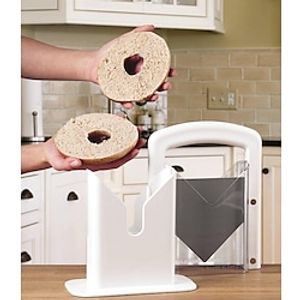 Bagel Guillotine Slicer Bagel Slicer Baking Tools Kitchen Tools miniinthebox