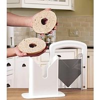 Bagel Guillotine Slicer Bagel Slicer Baking Tools Kitchen Tools miniinthebox - thumbnail