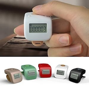 Digital Rechargeable 6 Digit Counter Buddha beads Prayer Clicker LCD Finger Ring Hand Tally Counter Lightinthebox