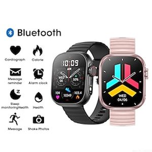 ZW39 Smart Watch 2.01 inch Smartwatch Fitness Running Watch Bluetooth Temperature Monitoring Pedometer Call Reminder Compatible with Smartphone Women Men Long Standby Hands-Free Calls Waterproof IP 67 miniinthebox