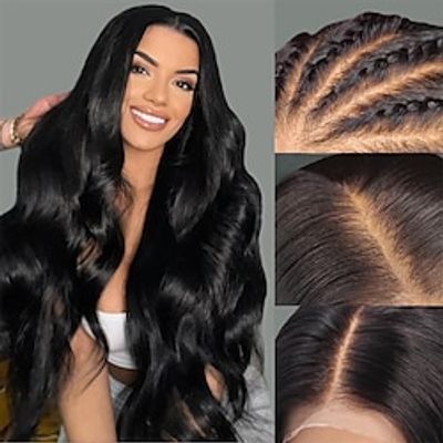 Lace Front Wigs Human Hair 13x4 Tiny Knots Real Pre Bleached Body Wave Wigs Human Hair 210% Density Upgraded Body Wave Lightinthebox Lace Front Wigs Human Hair 13x4 Tiny Knots Real Pre Bleached Body Wave Wigs Human Hair 210% Density Upgraded Body Wave Lightinthebox