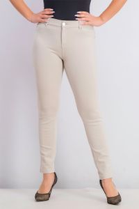Womens Petite Skinny-Fit Ponte Pants  Sand