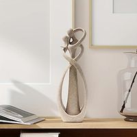 Kissing Couple Statue Abstract Sculpture Resin Statue Home Decor Modern Home Office Desktop Shelf Bookshelf Decoration,Christmas Gift Lightinthebox - thumbnail