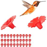 30pcs Bird Hanging Feeding Ports Replacement Parts Hummingbird Feeder Flowers,Bird Feeder Supplies for Hummingbird Feeder Hanging Feeder Lightinthebox - thumbnail