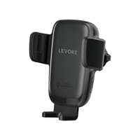 Levore 15w Magnetic Wireless Car Charger Holder Fast Charging-(Black)-(LGW411-BK)