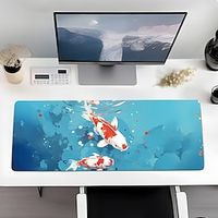 Extended Gaming Mouse Pad Large Desk Mat with Non-Slip Rubber Base and Stitched Edges,Keyboard Mouse Mat Desk Pad for Work,Game,Office,Home Lightinthebox - thumbnail