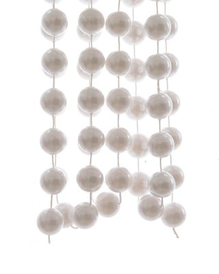 Homesmiths Christmas Bead Garland XXL Plastic Winter White