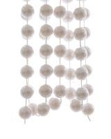 Homesmiths Christmas Bead Garland XXL Plastic Winter White - thumbnail