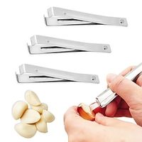 Stainless Steel Garlic Peeler - Garlic Peeler Clips Skin Remover - Easily Remove The Garlic Skin - Avoid Garlic Smell On Your Hands Lightinthebox